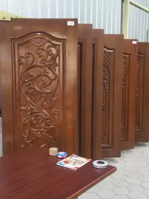 Elagant Teak Wood Door